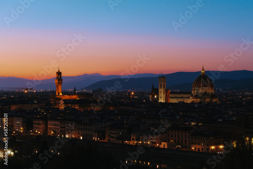 Firenze sunset view