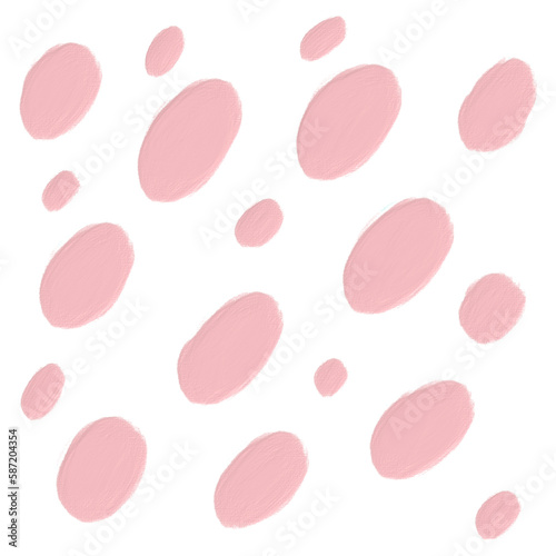 pink pastel acrylic element_dot 