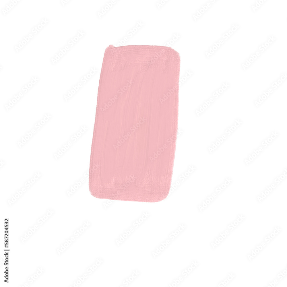 pink pastel acrylic element_recangle pink pastel acrylic element_recangle