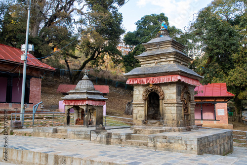 Indrasthan Temple and Indradaha Pond in KaluPande Hills, Chandragiri, Kathmandu, Nepal