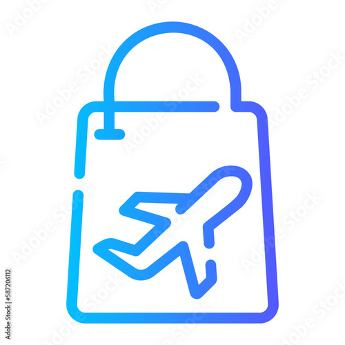 duty free gradient icon