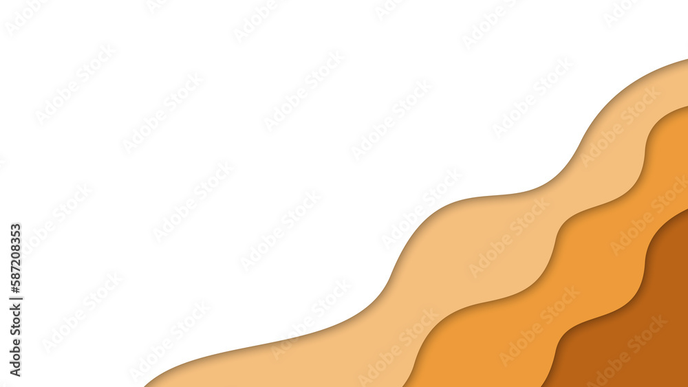 Wave Pappercut Background Wave Pappercut Background