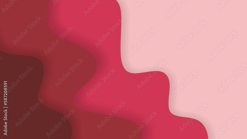 Wave Papercut Background Wave Papercut Background