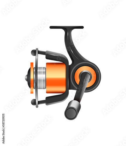 Spinning Reel Illustration photo