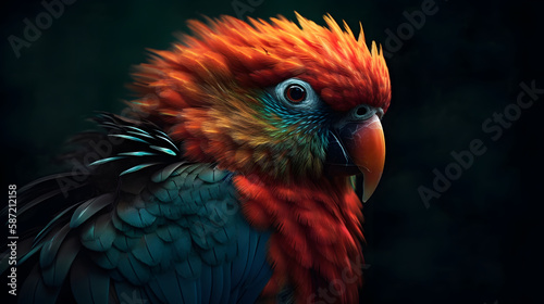 rainbow lorikeet © Demencial Studies
