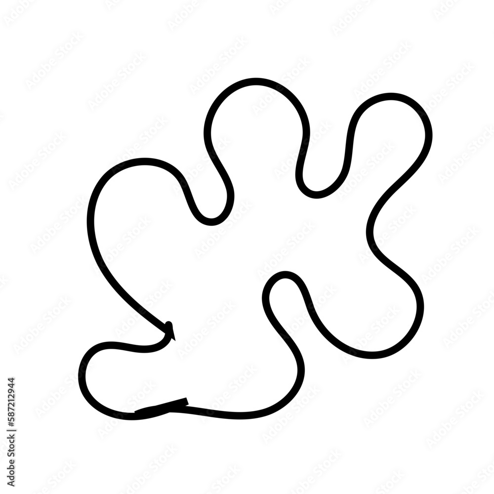 Squiggly Doodle Line Vectors Squiggly Doodle Line Vectors