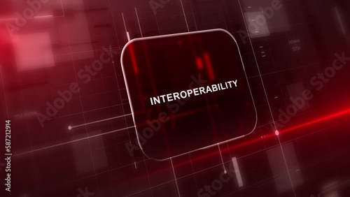 Interoperability Digital Background