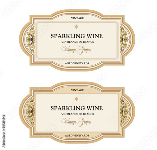 WINE LABEL COLLECTION DECORATIVE STICKER