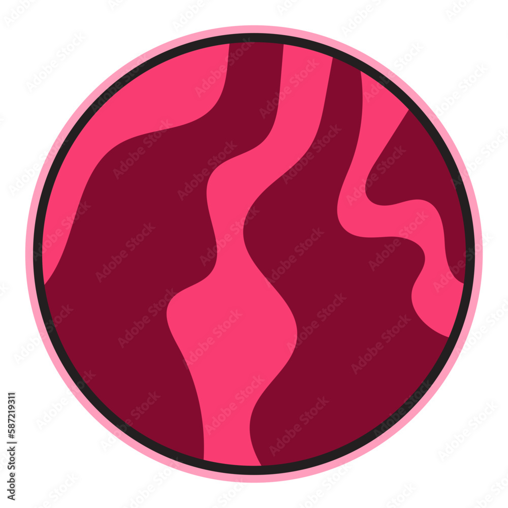 Retro groovy clipart sticker question mark button Retro groovy clipart sticker question mark button