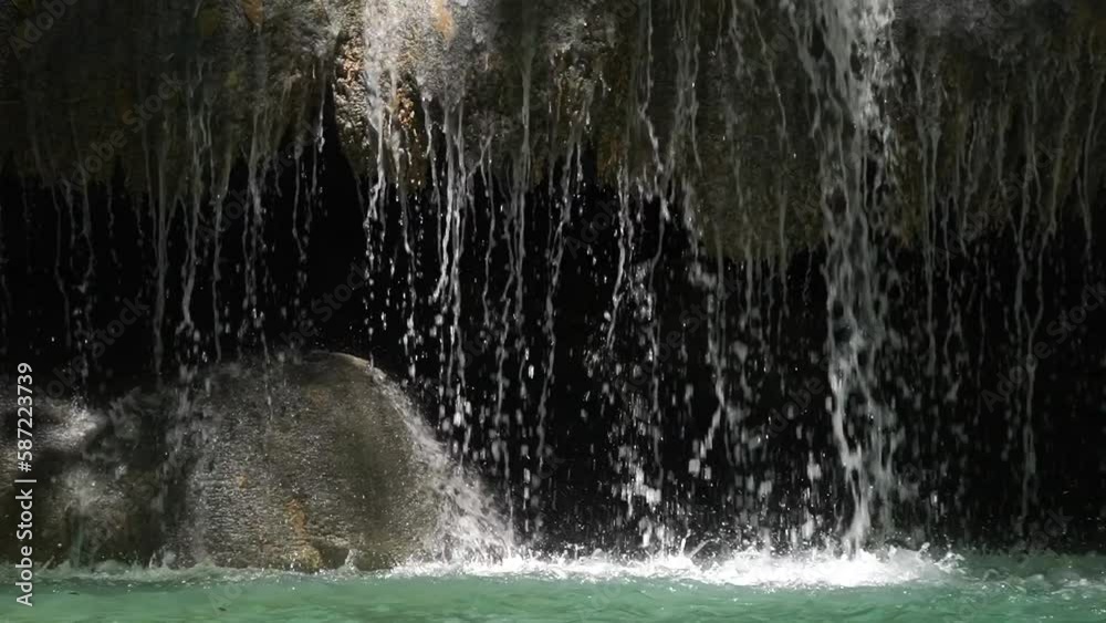 water flowing from a mountain water flowing from a mountain