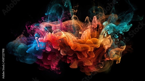 An award-winning, ultra-detailed smokey explosion, masterfully crafted with vibrant colors and liquify effects. This dynamic display of visual artistry captivates and ignites the imagination.