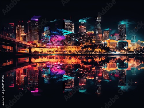 Vibrant City Nights
