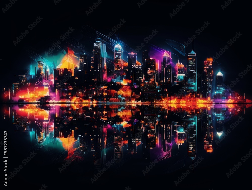 Vibrant City Nights Vibrant City Nights