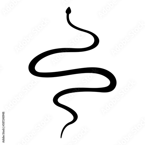 Snake silhouette svg