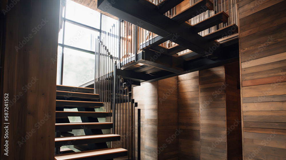 Stair designs, interior design, concepts and ideas. house designs. Living room designs. Generative AI. Stair designs, interior design, concepts and ideas. house designs. Living room designs. Generative AI.