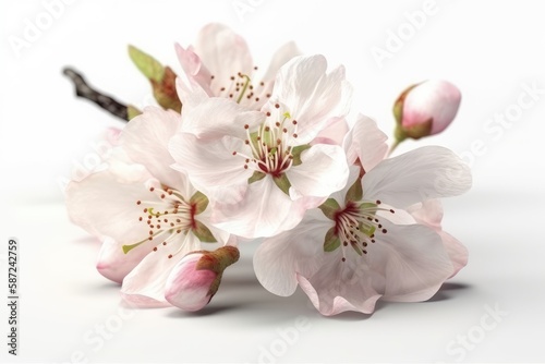 blossom isolated on white