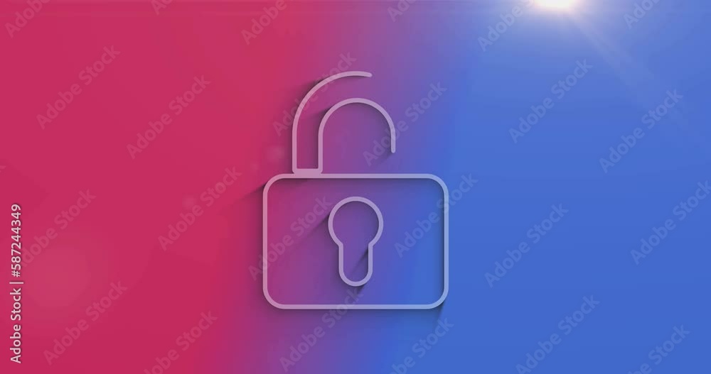 Cyber security and digital computer protection with padlock symbol with natural shadow. Cyber technology icon loopable and seamless abstract concept. 3d light and shade object. Cyber security and digital computer protection with padlock symbol with natural shadow. Cyber technology icon loopable and seamless abstract concept. 3d light and shade object.
