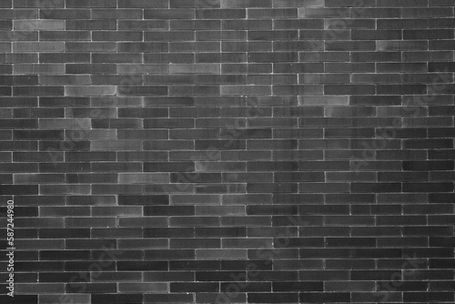 black brick wall texture pattern background