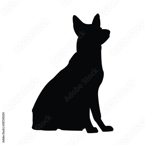 simple dog icon © yudha