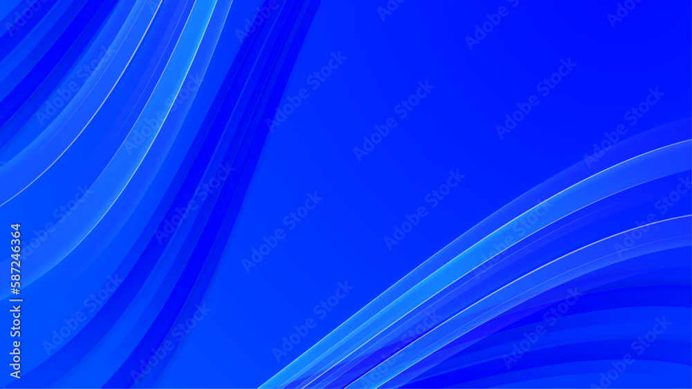 Vector abstract blue geometric shapes background
