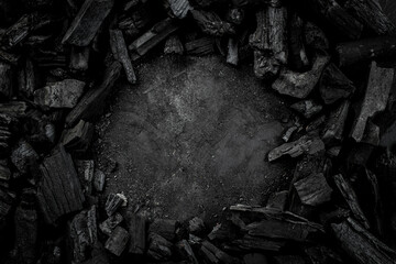 BBQ grill coal texture background