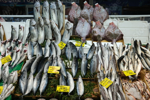 fish in a market