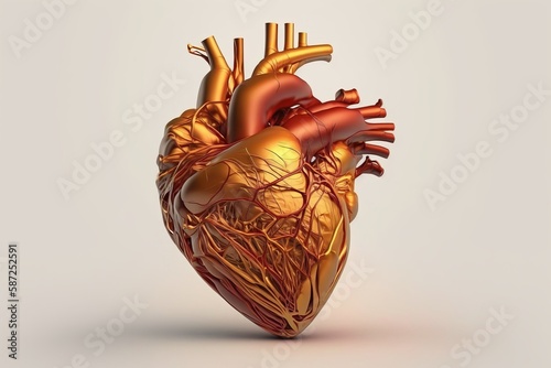 Human heart. Isolated
