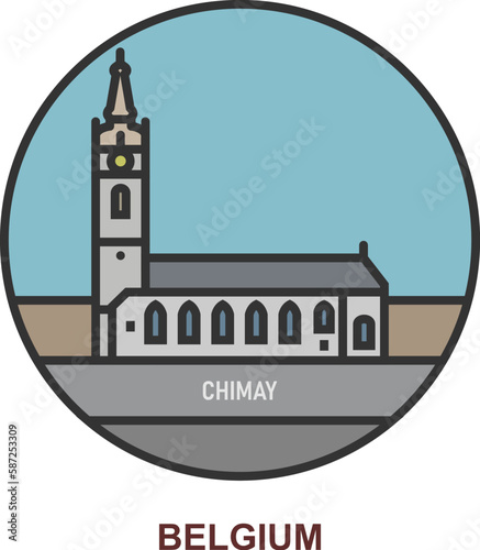 Chimay. Cities and towns in Belgium