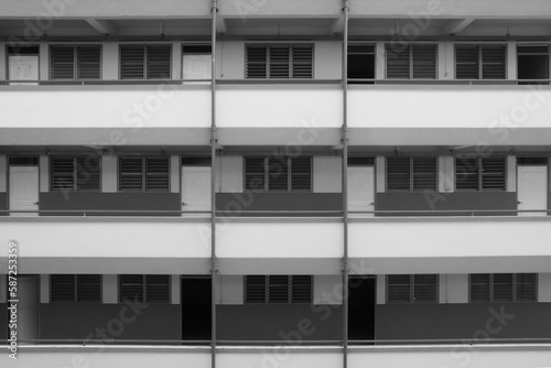 Apartment for rent at thailand photography , Image of flat , Residence building .