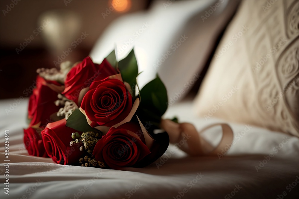 Fototapeta premium bouquet of roses