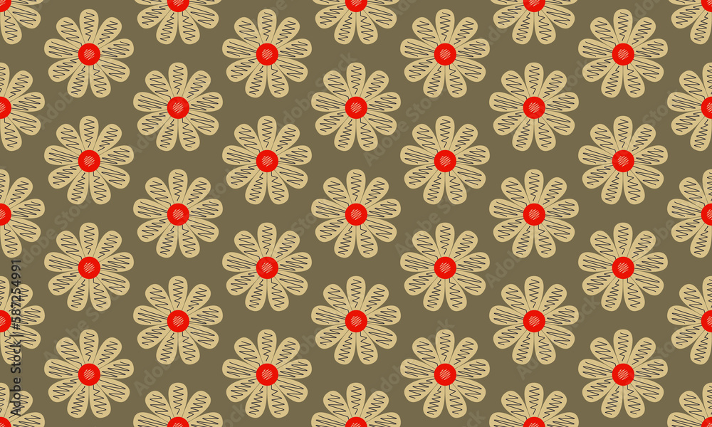 seamless pattern with flowers seamless pattern with flowers
