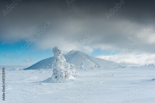 Widok z Śnieżkę, najwyższy szczyt Karkonoszy / View from Śnieżka, the highest peak of the Karkonosze Mountains © LukaszB