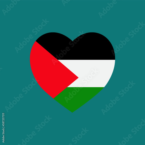 Free Download Flag Palestine icon vector logo design template - GFXLoad