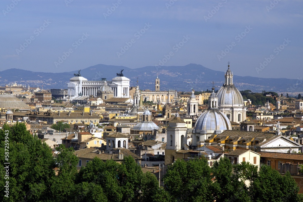 panorama of Rome, 2010