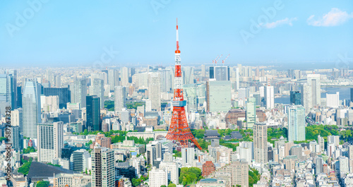 panorama, The most beautiful Viewpoint tokyo city, japan.