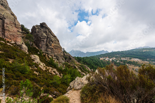Wanderung in der Bergen von Korsika   Col de Bavella