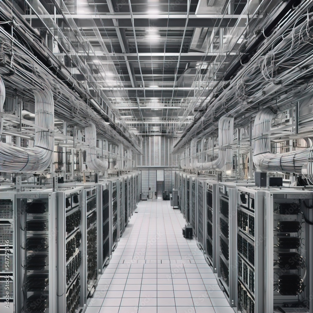 Obraz premium Datencenter - Rechenzentrum