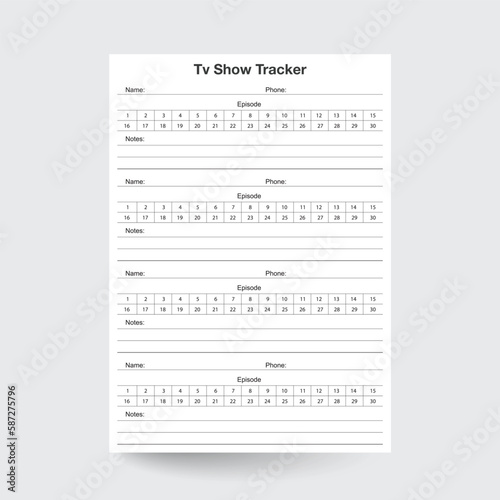 Episode Tracker,TV Show Tracker,Show Manager,TV Tracker,Tv Library,Tv Series Tracker,Tv Show Planner,Tv Show Tracking,tv tracker insert,netflix planner,tv series watchlist,show tracker 