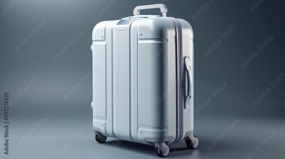 A simple and sturdy grey suitcase, dependable and reliable for all your trips. Generative AI A simple and sturdy grey suitcase, dependable and reliable for all your trips. Generative AI