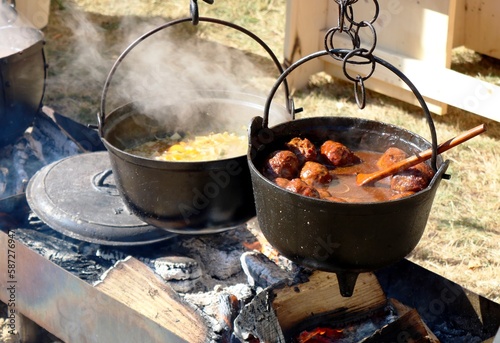 Wallpaper Mural Mittelalterlich kochen Torontodigital.ca