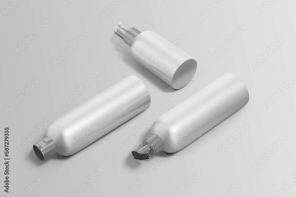3D Render of Cosmetic Bottle for Mockup 3D Render of Cosmetic Bottle for Mockup