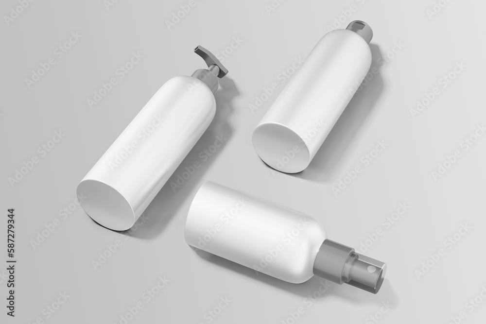 3D Render of Cosmetic Bottle for Mockup 3D Render of Cosmetic Bottle for Mockup