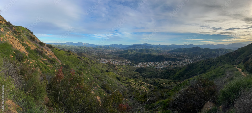 Panoramic View of Oak Park, Ventura County, California