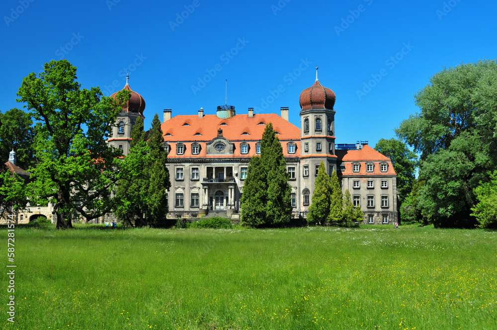 Neo-Baroque Palace of Donnersmarck in Brynek, Silesian Voivodeship, Poland. Neo-Baroque Palace of Donnersmarck in Brynek, Silesian Voivodeship, Poland.