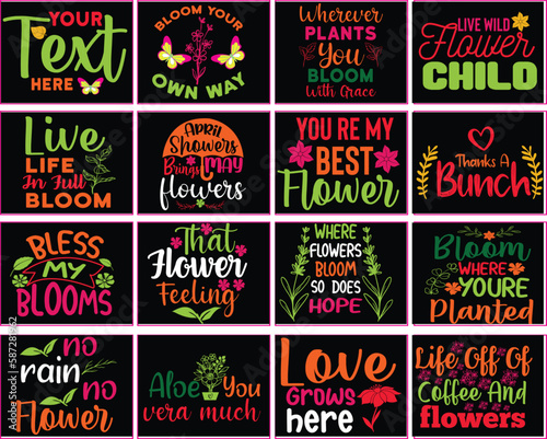 Flower SVG Bundle Design