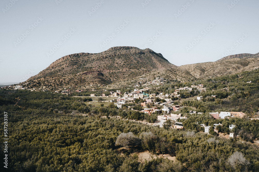 Naklejka premium Cascades d'immouzer et Paradise Valley