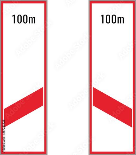 Fotografie Railway Level Crossing Approach, Right-Left (T-30a,b), Traffic Sign