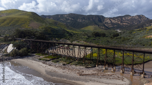 Gaviota Train Bridge, Santa Barbara County, California