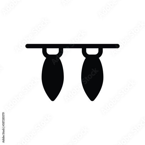 Lighting icon vector stock.