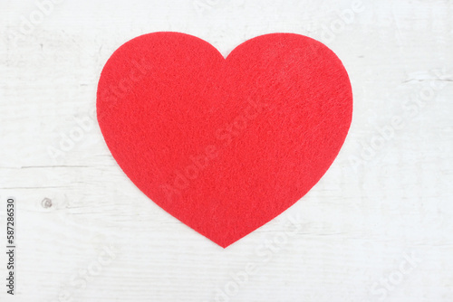 Red heart background . Valentines, love message and texting concept